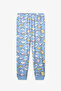 Blue Girls' Pillow Pajama Set of Cotton - 3
