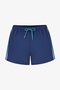 Men's Blue Retro Tennis Swim Shorts - 4