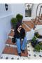 Women's Black Color Plush Jacket with Stretchable Pockets - 3