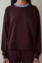 Brown Floral Patterned Collar Oversize Sweatshirt - Inspired by Flora - 5