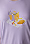 Bon Vivant Lilac T-Shirt Pajama Top - 3