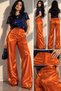 Manifest Women's Satin Trousers - 4