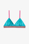 Girl's Turquoise Island Triangle Bikini Set - 2
