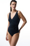 Black Twist Corset Swimsuit - 4