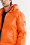 Men's Orange Hooded 100% Goose down Water Repellent Windproof -20 Degree Resistant Shiny Comfort - 2