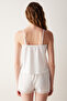 Bridal Lacy Lace White Shorts Pajama Bottoms - 5
