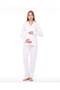 Likapa Interlock Buttoned Maternity, Postpartum Long Sleeve Pajama Set 1354-01 - 2