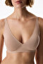 Traceless Beige 24 Hour Cotton Decollette Removable Padded Bra - 3