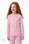 Girl's Pink Love&Peace Cotton Long Sleeve 2-Piece Pajama Set - 6