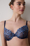 Sutien Broderie Wire bleumarin - 3
