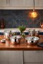 Nora - 8 Piece Cookware Set with Induction Base Stainless Steel