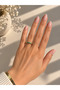 Women's Green and Navy Blue Stone Gold Color Adjustable Ring – Stylish and Elegant Design - 3