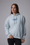 Women's Embroidery Detailed Hooded Sweatshirt - 4