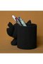 3D Printed Knitted Pen Holder - Cute Character Desk Pen Organizer - Black Bzeldr05 - 2