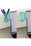 3D Printing Monitor Pen Holder - Honeycomb Patterned Laptop Edge Hexagonal Pen Holder-Mint - 3