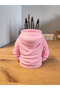 3D Printed Hooded Sweatshirt Pen Holder - Desktop Organizer-Pink - 4