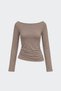 Milky Brown Lindy Blouse - 4