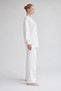 Plush Detailed Cashmere Double Set Ecru - 2