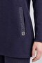 Sim Detailed Cashmere Double Set Navy Blue - 5