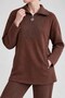 Sim Detailed Cashmere Double Set Brown - 4