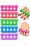 5Pcs Sponge Finger Separator - Nail Polish Painting, Ornament and Art Pedicure Set