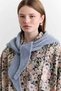 Soft Textured Tie-Up Headband Blue - 2
