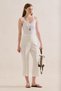Linen Classic Pants Ecru - 3