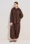 Muslin Balloon Pants Dusty Brown - 2
