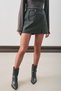 Belt Detail Mini Skirt Anthracite - 3
