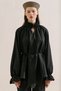 Gi̇peli̇ Linen Balloon Sleeve Blush Black - 7