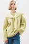 Square Neck Tie-Up Knitwear Scarf Lime - 2