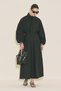 Dress with Wide Sleeves Design Black - 2
