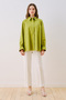 Lenny Shirt with Fleece Detail Green - 2