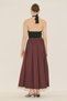 Zeya Piecewise Skirt Burgundy - 7
