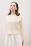 Round Neck Crop Bluz Soft Sari - 4