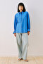 Lenny Shirt with Flower Detail Blue - 7