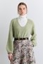 Jacquard Patterned Skirt Flower Pattern - 5