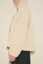 Melva Wide Sleeves Short Trench Coat Vanilla - 7