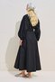 Edith Shirt Dress Black - 5