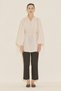 Tie-Up Detail Tunic Vanilla - 3