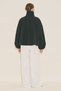 Melva Wide Sleeves Short Trench Coat Black - 7