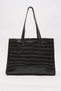 Kabartma Leather City Ç Bag Brown - 7