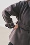 Premium Kaşe Wide Coat Anthracite - 4