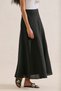 Linen Volanli Skirt Black - 6