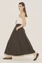 Kup Detailled Flared Skirt Brown - 6