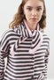 Stripe Cardigan with Detailing Pink