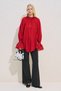 Lace Sleeves Edition Bluz Red - 2