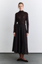 Buy Detailled Wide Skirt Brown - 3