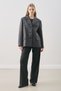 Norris Wool Blazer Jacket Gray Check - 6