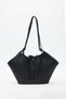 Ezra Knitted Textured Tote Bag Black - 4